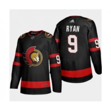 Men Ottawa Senators #9 Bobby Ryan Black 2020-21 Authentic Player Away Stitched Hockey Jersey