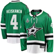 Men Dallas Stars #4 Miro Heiskanen Fanatics Branded Green 2020 Stanley Cup Final Bound Home Player Breakaway Stitched Jersey