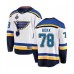 Men St. Louis Blues #78 Dominik Bokk Fanatics Branded White Away Breakaway 2019 Stanley Cup Final Bound Hockey Jersey