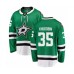 Men Dallas Stars #35 Anton Khudobin Authentic Green Home Fanatics Branded Breakaway NHL Jersey