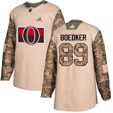 Men Adidas Ottawa Senators #89 Mikkel Boedker Authentic Camo Veterans Day Practice NHL Jersey