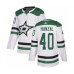 Men Dallas Stars #40 Martin Hanzal Authentic White Away Hockey Stitched Jersey