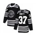 Men Chicago Blackhawks #37 Graham Knott Authentic Black Alternate Hockey Stitched Jersey