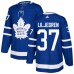 Men Adidas Toronto Maple Leafs #37 Timothy Liljegren Authentic Royal Blue Home NHL Jersey