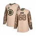 Men Boston Bruins #68 Jaromir Jagr Authentic Camo Veterans Day Practice 2019 Stanley Cup Final Bound Hockey Jersey