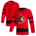 Men Ottawa Senators adidas Blank Red 2020-21 Reverse Retro Authentic Stitched Jersey