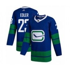 Men Vancouver Canucks #23 Alexander Edler Authentic Royal Blue Alternate Hockey Stitched Jersey