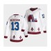 Men Colorado Avalanche #13 Valeri Nichushkin 2020-21 White Reverse Retro Stitched Jersey