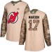 Men Adidas New Jersey Devils #17 Patrick Maroon Authentic Camo Veterans Day Practice NHL Jersey