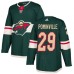 Men Adidas Minnesota Wild #29 Jason Pominville Green Home Authentic Stitched NHL Jersey