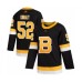 Men Boston Bruins #52 Sean Kuraly Authentic Black Alternate Hockey Stitched Jersey