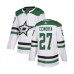 Men Adidas Dallas Stars #27 Erik Condra Authentic White Away NHL Jersey