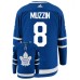 Men Adidas Toronto Maple Leafs #8 Jake Muzzin Blue Home Authentic Stitched NHL Jersey