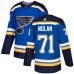 Men Adidas St. Louis Blues #71 Jordan Nolan Authentic Royal Blue Home NHL Jersey