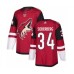 Men Arizona Coyotes #34 Carl Soderberg Authentic Burgundy Red Home Hockey Stitched Jersey