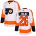 Men Adidas Philadelphia Flyers #26 Christian Folin Authentic White Away NHL Jersey