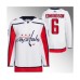 Men Washington Capitals #6 Joel Edmundson White Stitched Jersey