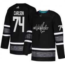 Men Adidas Washington Capitals #74 John Carlson Black 2019 All-Star Game Parley Authentic Stitched NHL Jersey