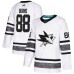 Men Adidas San Jose Sharks #88 Brent Burns White 2019 All-Star Game Parley Authentic Stitched NHL Jersey