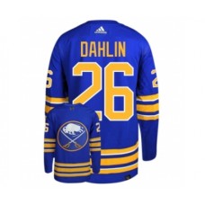 Men Buffalo Sabres #26 Rasmus Dahlin Blue Stitched Jersey