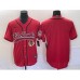 Men Nike Chicago Blackhawks Blank Red Cool Base Stitched Baseball Jersey