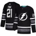 Men Adidas Tampa Bay Lightning #21 Brayden Point Black 2019 All-Star Game Parley Authentic Stitched NHL Jersey