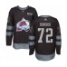 Men Colorado Avalanche #72 Joonas Donskoi Authentic Black 1917-2017 100th Anniversary Hockey Stitched Jersey