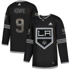 Men Adidas Los Angeles Kings #9 Adrian Kempe Black Authentic Classic Stitched NHL Jersey