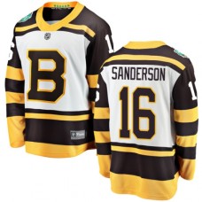 Men Boston Bruins #16 Derek Sanderson White 2019 Winter Classic Fanatics Branded Breakaway NHL Jersey