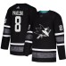 Men Adidas San Jose Sharks #8 Joe Pavelski Black 2019 All-Star Game Parley Authentic Stitched NHL Jersey