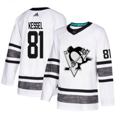 Men Adidas Pittsburgh Penguins #81 Phil Kessel White 2019 All-Star Game Parley Authentic Stitched NHL Jersey