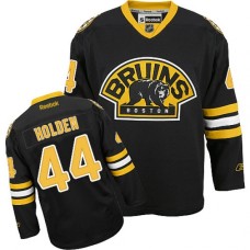 Men Reebok Boston Bruins #44 Nick Holden Authentic Black Third NHL Jersey