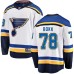 Men St. Louis Blues #78 Dominik Bokk Fanatics Branded White Away Breakaway NHL Jersey