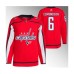 Men Washington Capitals #6 Joel Edmundson Red Stitched Jersey