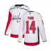 Men Washington Capitals #14 Richard Panik Authentic White Away Hockey Stitched Jersey