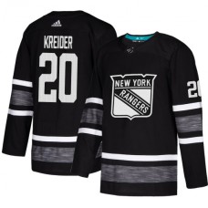 Men Adidas New York Rangers #20 Chris Kreider Black 2019 All-Star Game Parley Authentic Stitched NHL Jersey