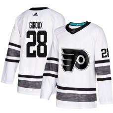 Men Adidas Philadelphia Flyers #28 Claude Giroux White 2019 All-Star Game Parley Authentic Stitched NHL Jersey