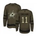 Men Dallas Stars #11 Andrew Cogliano Authentic Green Salute to Service Hockey Stitched Jersey