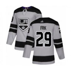 Men Los Angeles Kings #29 Martin Frk Authentic Gray Alternate Hockey Stitched Jersey