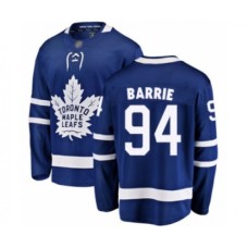 Men Toronto Maple Leafs #94 Tyson Barrie Authentic Royal Blue Home Fanatics Branded Breakaway Hockey Stitched Jersey