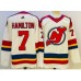 Men New Stitched Jersey Devils #7 Dougie Hamilton White 2022 Reverse Retro Authentic Stitched Jersey