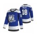 Men Tampa Bay Lightning #18 Ondrej Palat Blue 2020-21 Reverse Retro Alternate Hockey Stitched Jersey