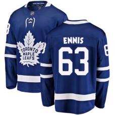 Men Toronto Maple Leafs #63 Tyler Ennis Authentic Royal Blue Home Fanatics Branded Breakaway NHL Jersey