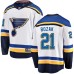 Men St. Louis Blues #21 Tyler Bozak Fanatics Branded White Away Breakaway NHL Jersey