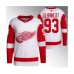 Men Detroit Red Wings #93 Alex DeBrincat White Stitched Jersey