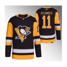 Men Pittsburgh Penguins #11 Alex Nylander Black Stitched Jersey1