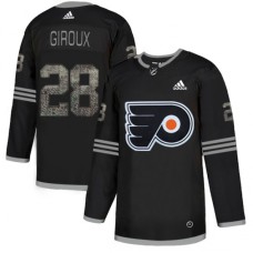 Men Adidas Philadelphia Flyers #28 Claude Giroux Black Authentic Classic Stitched NHL Jersey