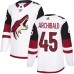 Men Adidas Arizona Coyotes #45 Josh Archibald Authentic White Away NHL Jersey