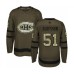 Men Montreal Canadiens #51 Gustav Olofsson Authentic Green Salute to Service Hockey Stitched Jersey