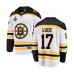 Men Boston Bruins #17 Milan Lucic Authentic White Away Fanatics Branded Breakaway 2019 Stanley Cup Final Bound Hockey Jersey